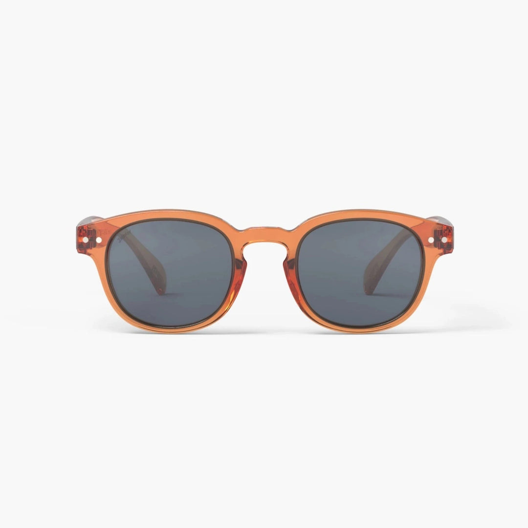 IZIPIZI PARIS Junior Polarized Sunglasses in Square #C - Orange Smash