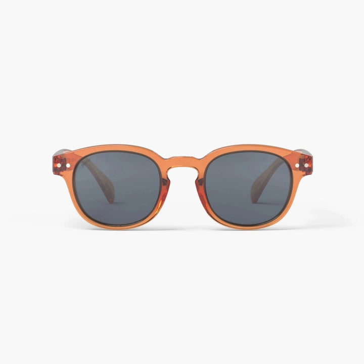 IZIPIZI PARIS Junior Polarized Sunglasses in Square #C - Orange Smash