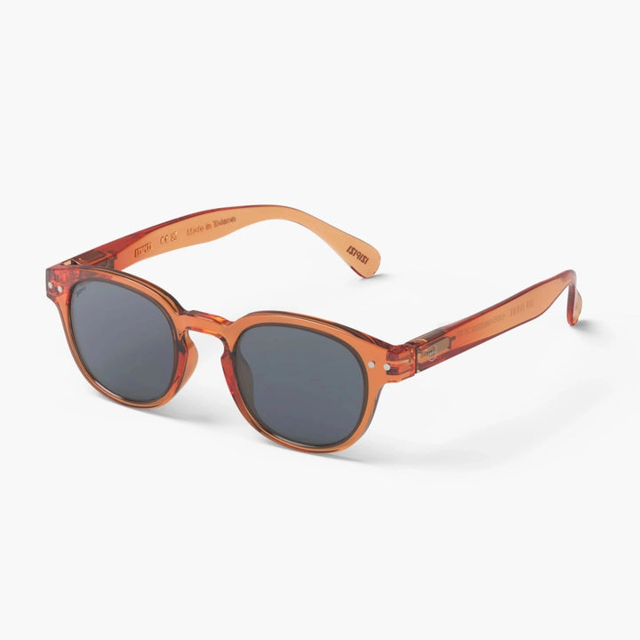 IZIPIZI PARIS Junior Polarized Sunglasses in Square #C - Orange Smash