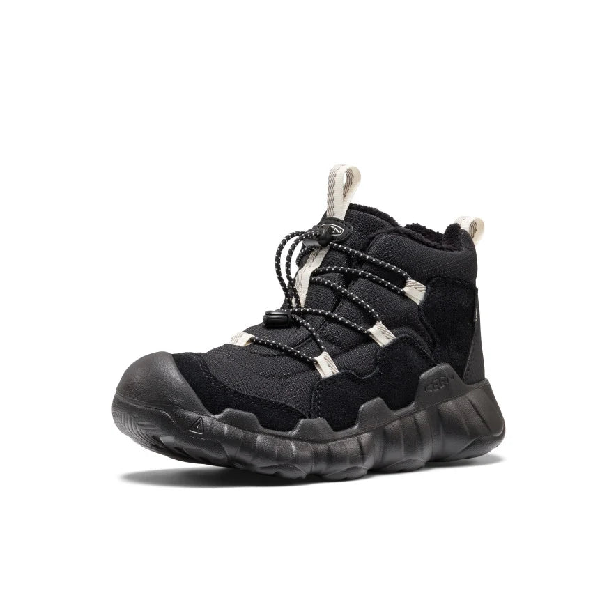 >KEEN Kids Hypowser Waterproof Chukka - BLACK/BIRCH
