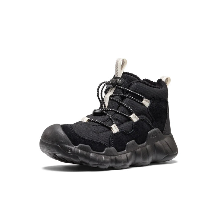 >KEEN Kids Hypowser Waterproof Chukka - BLACK/BIRCH