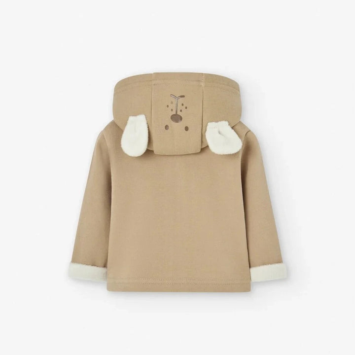 Losan Baby Cats & Dogs Beige Sweatshirt - Newborn