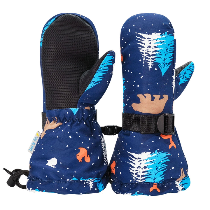 >Jan & Jul Kids Toasty-Dry Waterproof Snow Mitten - Woodland