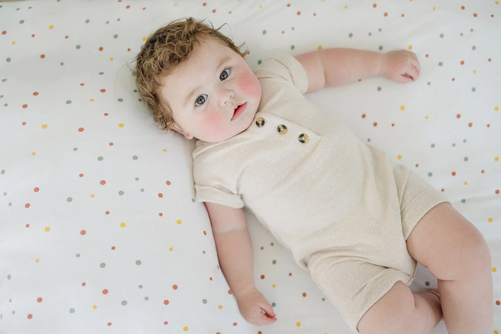 >Woolino ECOLINO 100% Organic Cotton Crib Sheet [multi-color]