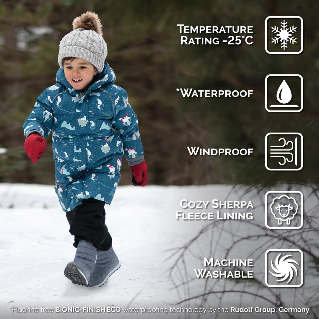 >Jan & Jul Kids Waterproof Winter Coat - Arctic