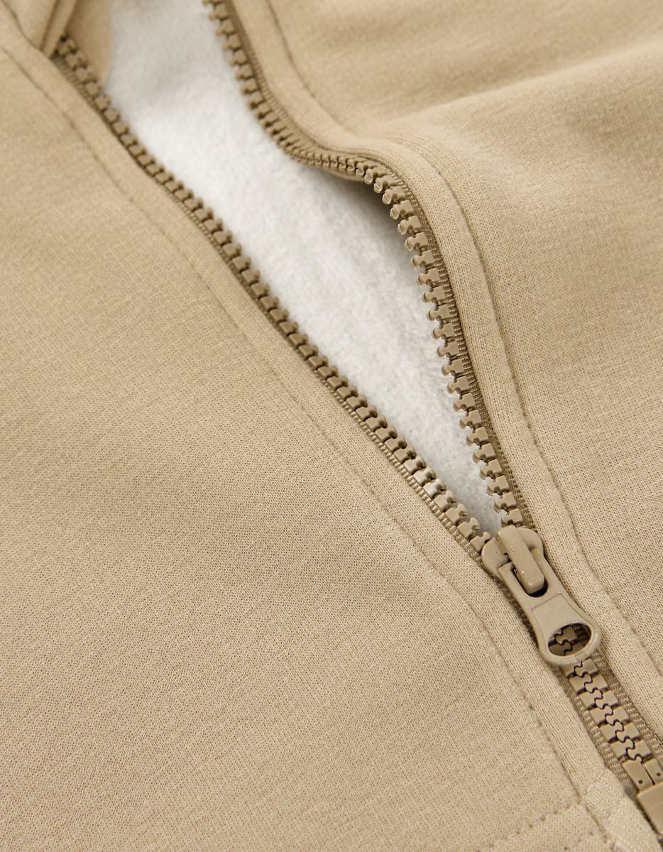 Losan Baby Cats & Dogs Beige Sweatshirt - Newborn