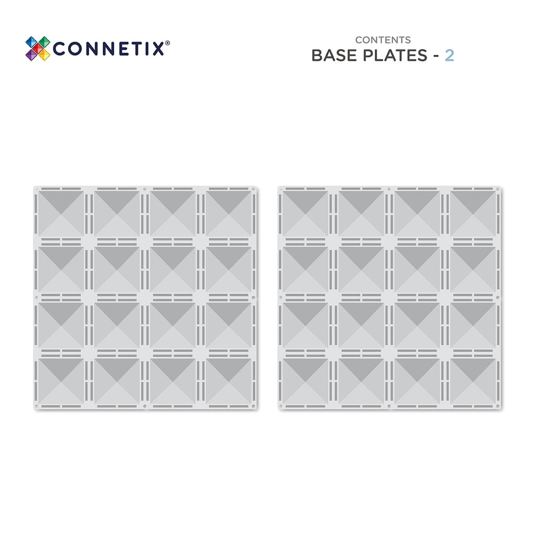 >CONNETIX Clear Tiles - 2 Pieces Set Base Plate