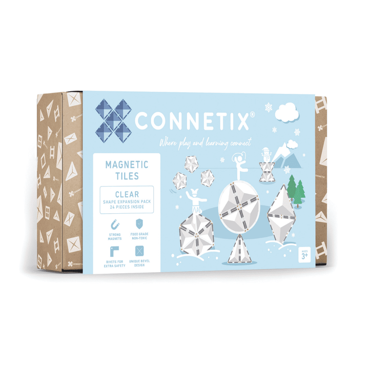 >CONNETIX Clear Tiles - 24 Pieces Expansion Pack
