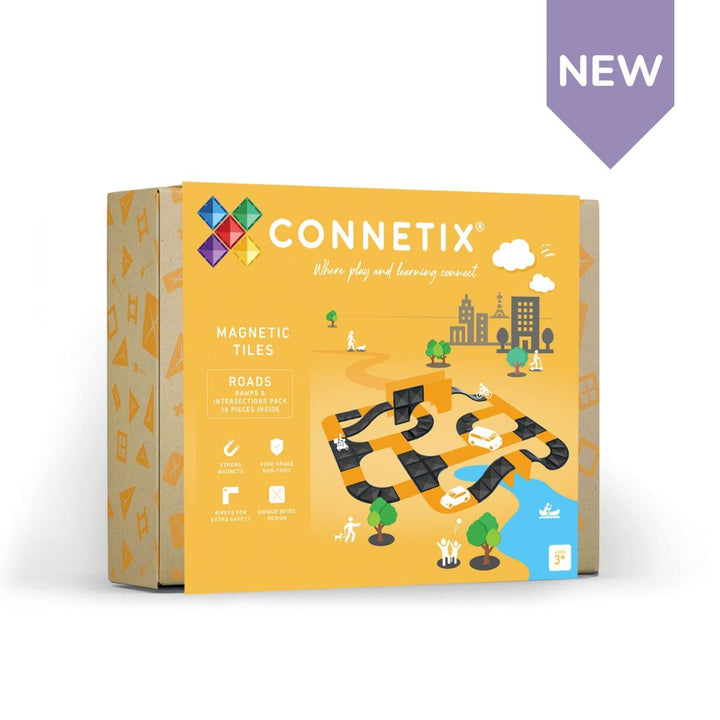 >CONNETIX Transport - Ramps & Intersections Pack 16 Pieces