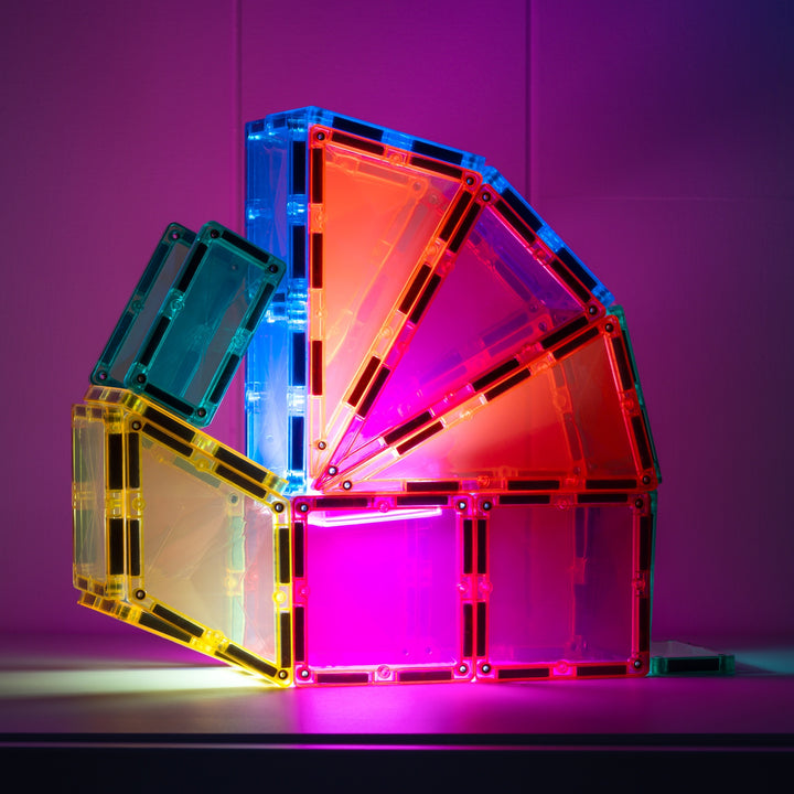>CONNETIX Light Up Tiles - 30 Pieces Rocket Pack