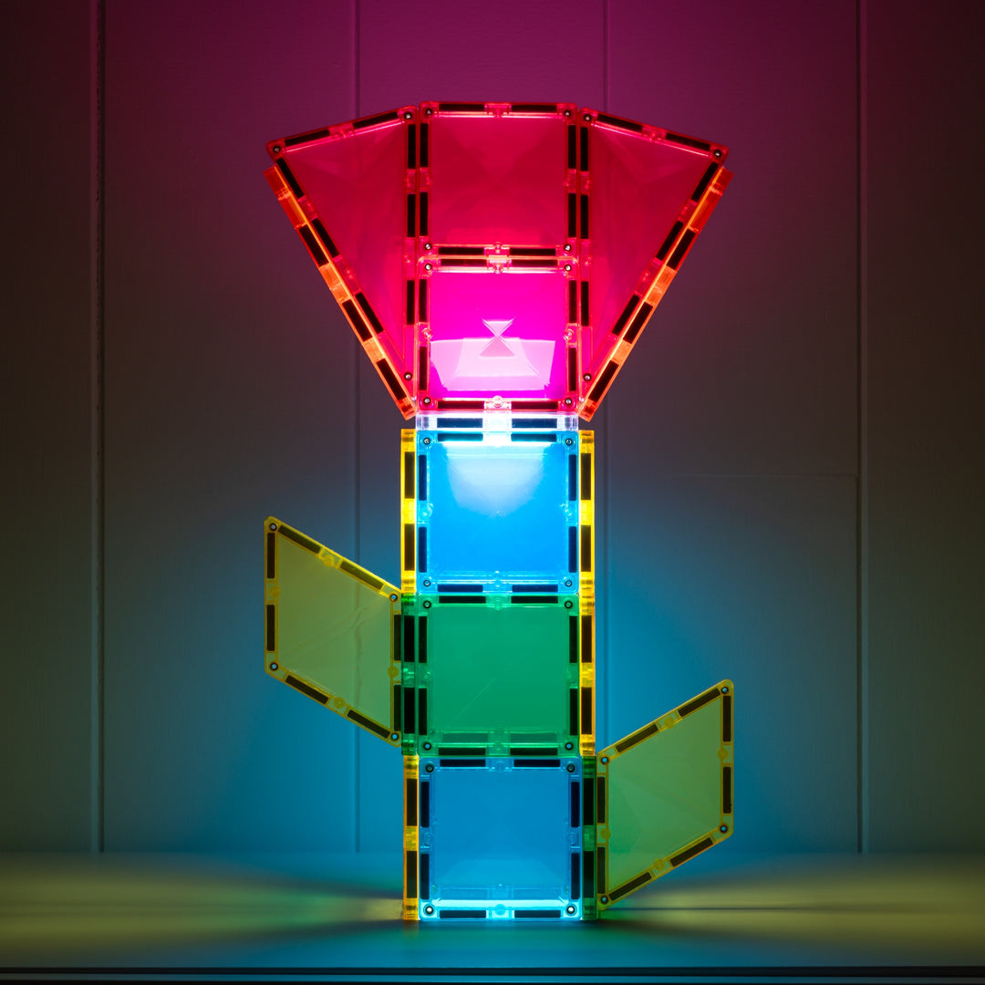 >CONNETIX Light Up Tiles - 30 Pieces Rocket Pack