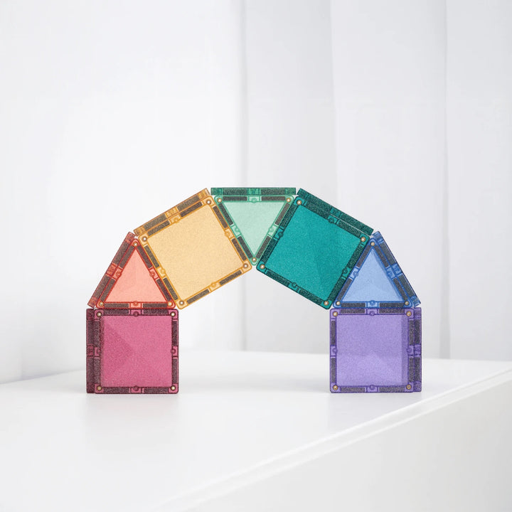 >CONNETIX Glitter Tiles - 48 Pieces Castle Pack