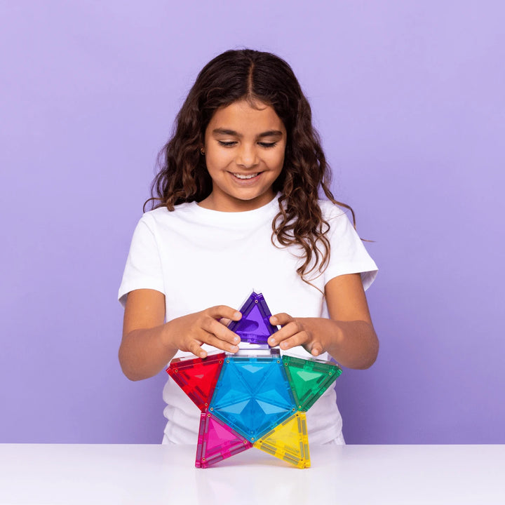 >CONNETIX Light Up Tiles - 28 Pieces Star Pack
