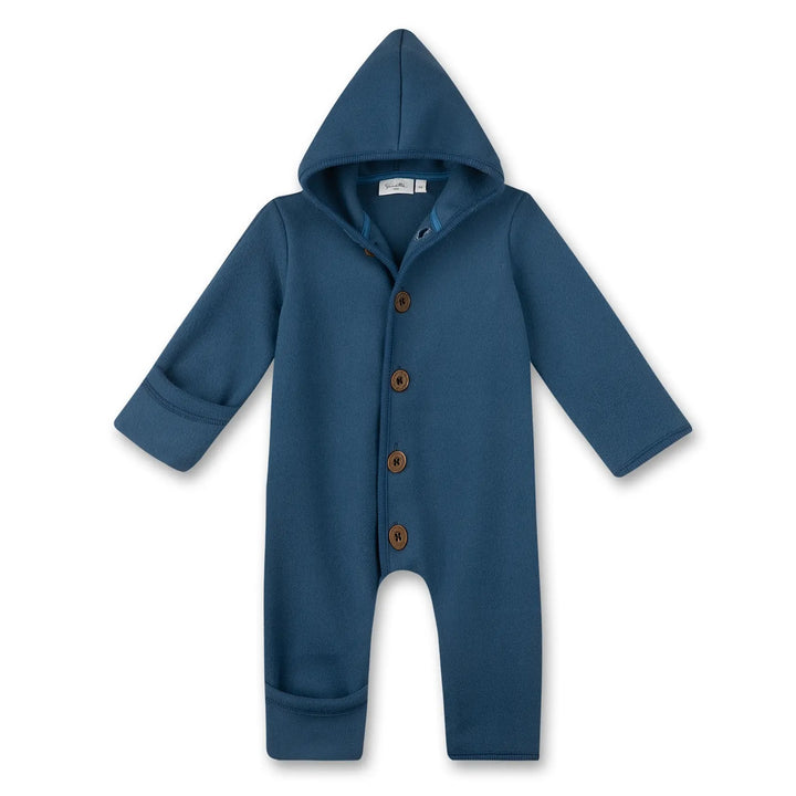 Sanetta Pure Baby Unisex Fleece Overall in Blue - 3M