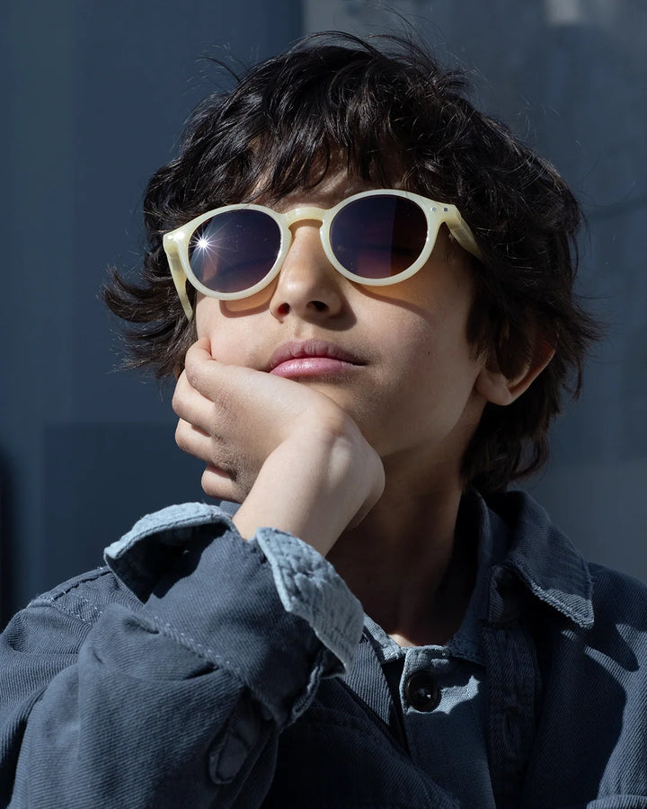 IZIPIZI PARIS Junior 5-10 Years Polarized Sunglasses in Pantos #D Shape - Antique Purple