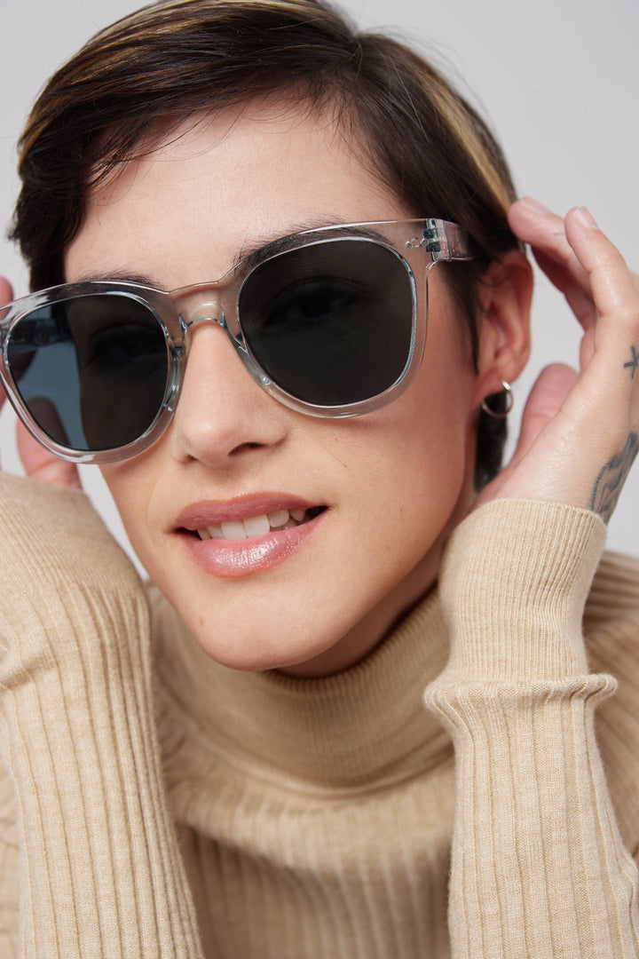 IZIPIZI PARIS Men/Women‘s Sunglasses in Oversize #N - Frozen Blue