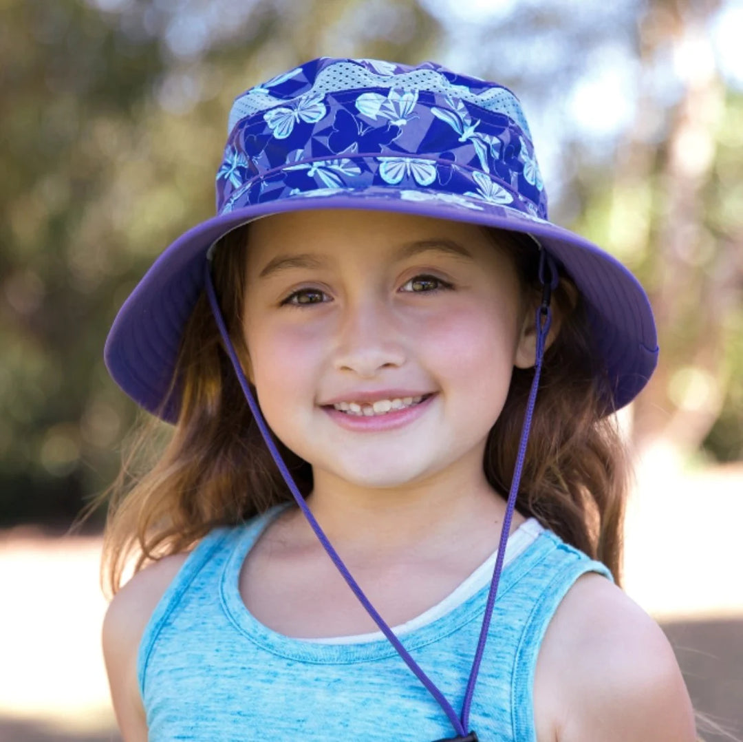 Sunday Afternoons Kids Ultra Adventure Hat- Cinder/Blue Mountain –  Everything Baby