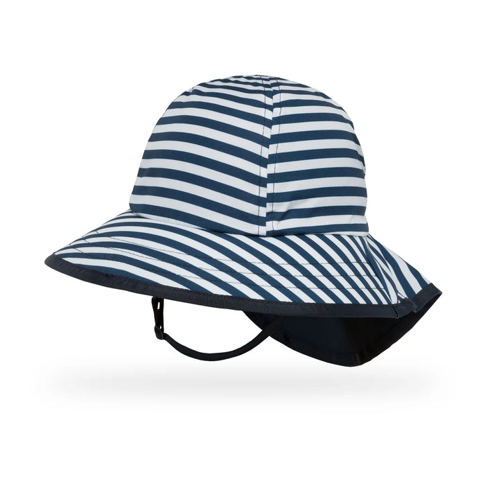 Sunday Afternoons Kids' Play Sun Hat in Navy Stripe