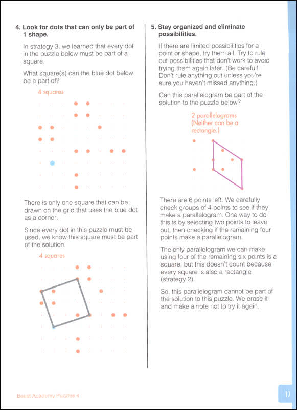 Beast Academy Level 4 Math Books - Ages 9-12 with FREE Puzzles Book