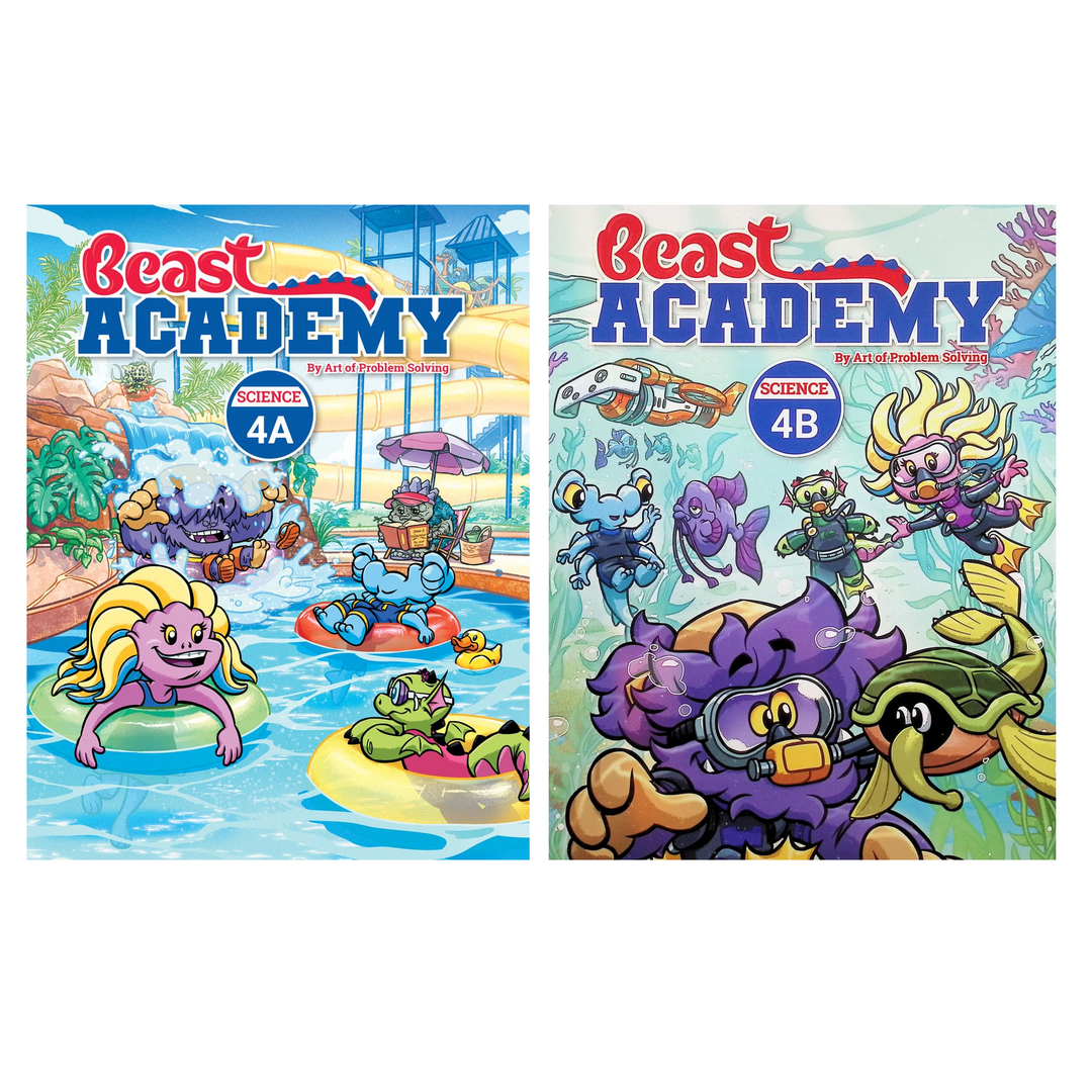 Beast Academy Level 4 Science Books - Ages 9-12