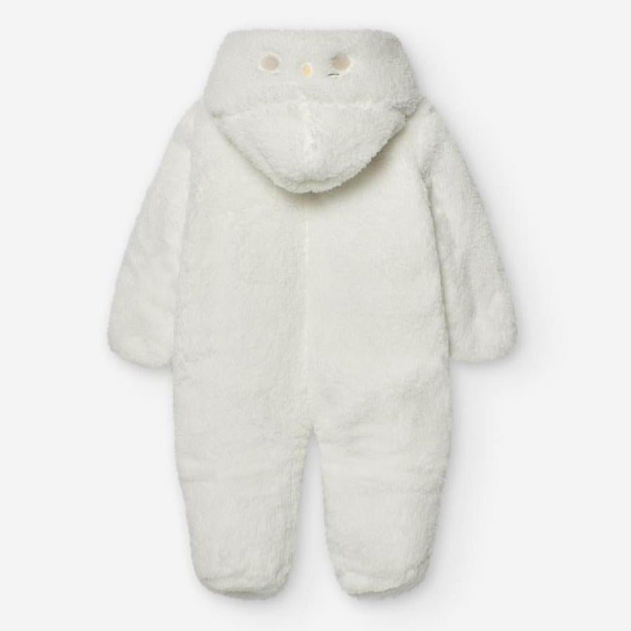 Losan Kids PENGUIN Allover White Winter Jumpsuit - Newborn