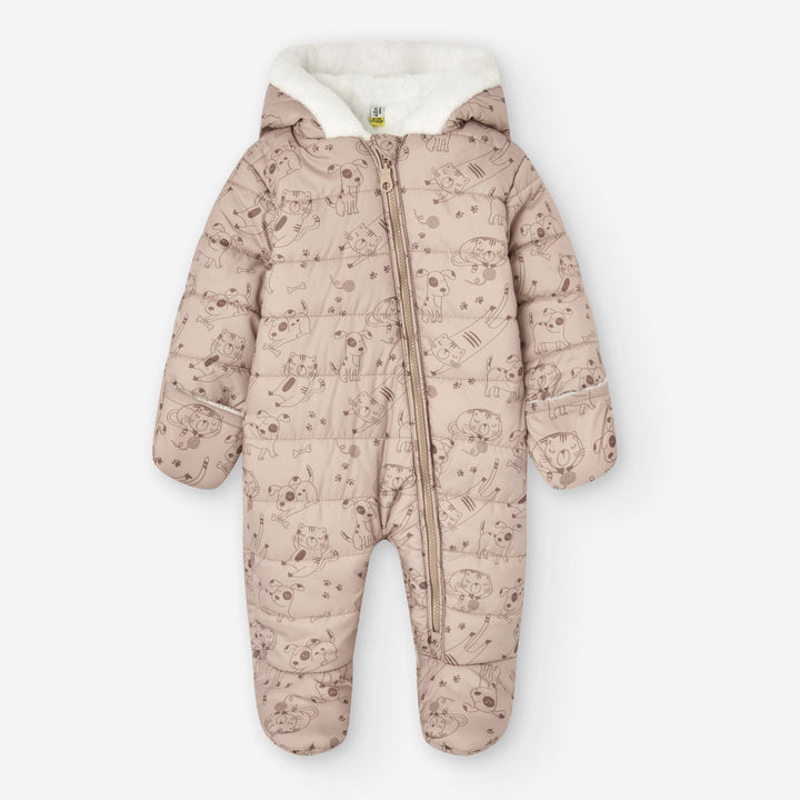 Losan Kids Baby Allover Winter Jumpsuit - Newborn