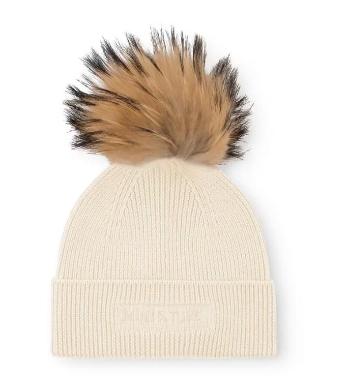 MINI A TURE Kids MATBOJE Wool Beanie Fur - Angora Cream
