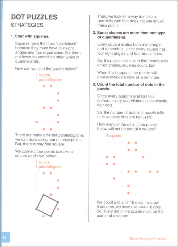 Beast Academy Level 4 Math Books - Ages 9-12 with FREE Puzzles Book