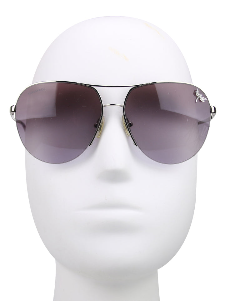 TIFFANY & Co. Women's TF3029B 6054/3L 58-14-135 2N Sunglasses - Silver Violet Gradient