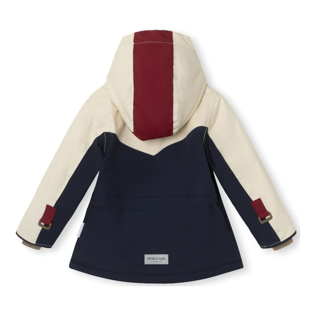 MINI A TURE Baby MATWALDO Color-Block Winter Jacket - Outer Space