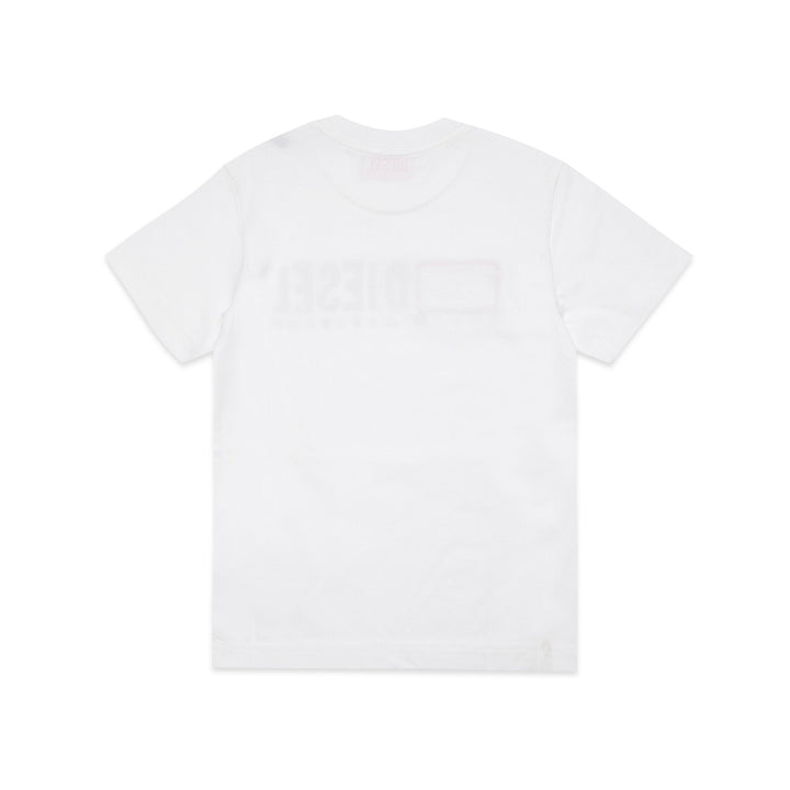 Diesel Kids Destroyed T-Shirt - White 12Y