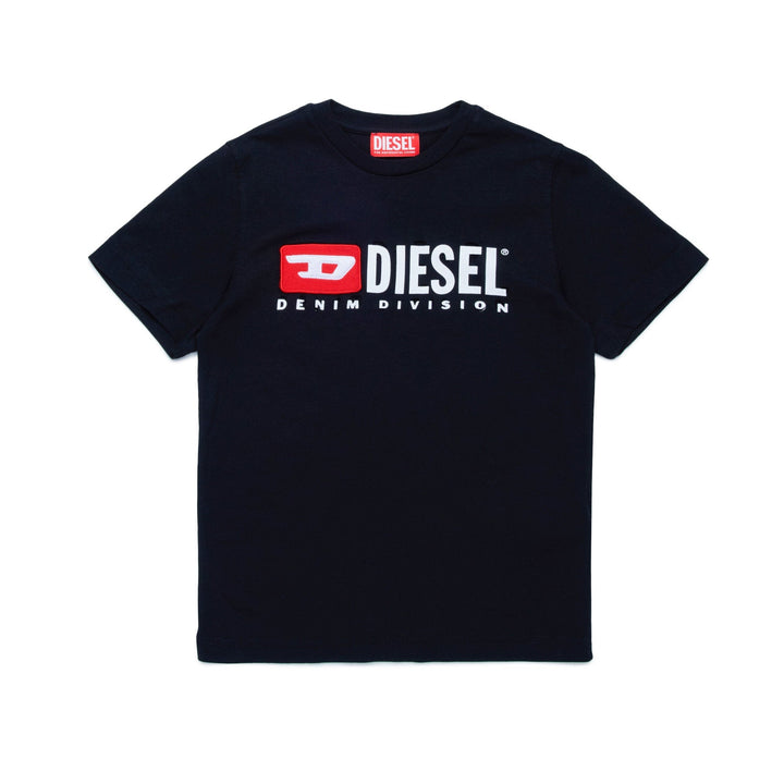 Diesel Kids Destroyed T-Shirt - Black 12Y/14Y
