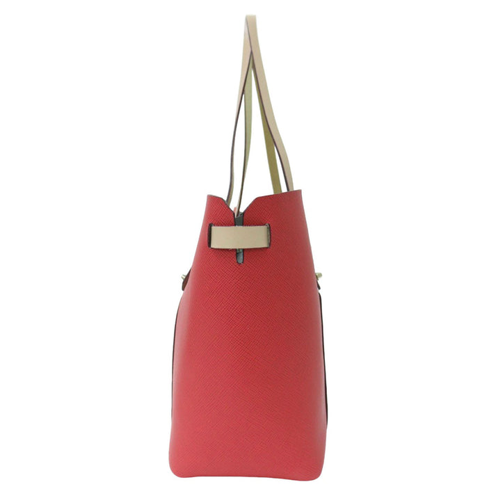 FURLA Saffiano Leather Shoulder Bag - Red