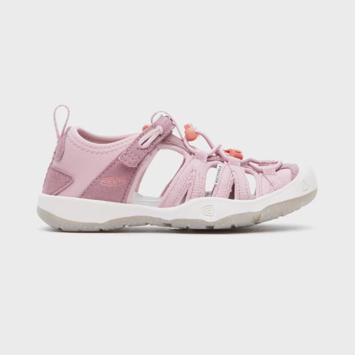 >KEEN Kids Moxie Lightweight Sandal - Nostalgia Rose/Papaya Punch