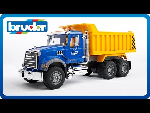 >Bruder 02815 MACK Granite Dump Truck