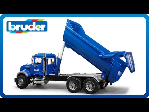 >Bruder 02823 MACK Granite Halfpipe Dump Truck