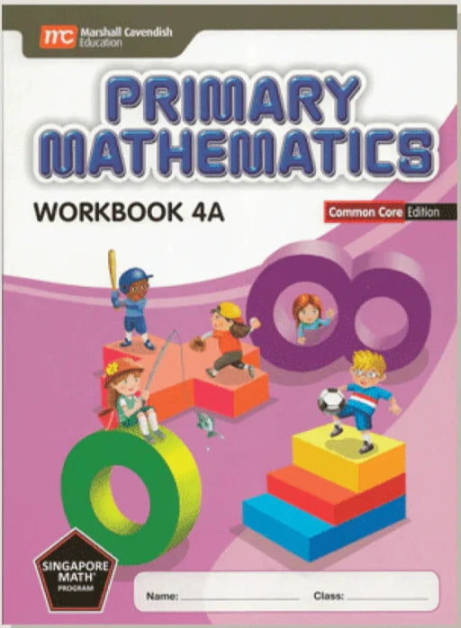 >Singapore Math Primary Mathematics Common Core Edition Workbook 4A