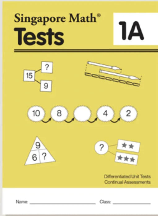  singapore math primary mathematics common core edition tests 1a mom