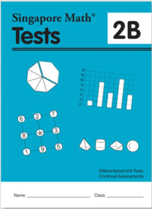 >Singapore Math Primary Mathematics Common Core Edition Tests 2B