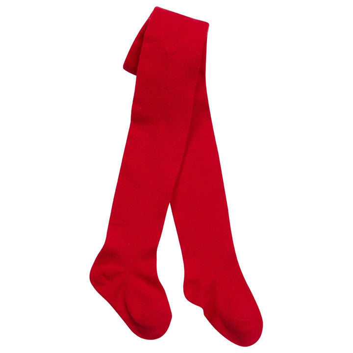 La Perla Girl Tights with Fiocchi Baguette Logo - Red - 3-4Y