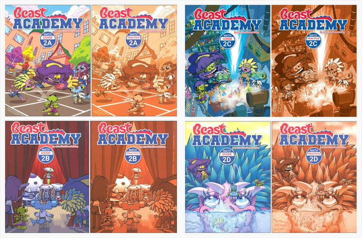 Beast Academy Level 2 - Ages 7-9 with FREE Puzzles Book