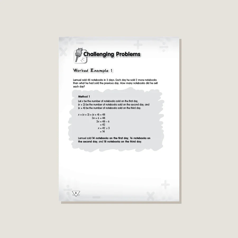 Singapore Math Primary Math - Challenging Word Problems for Primary Mathematics Grade 6