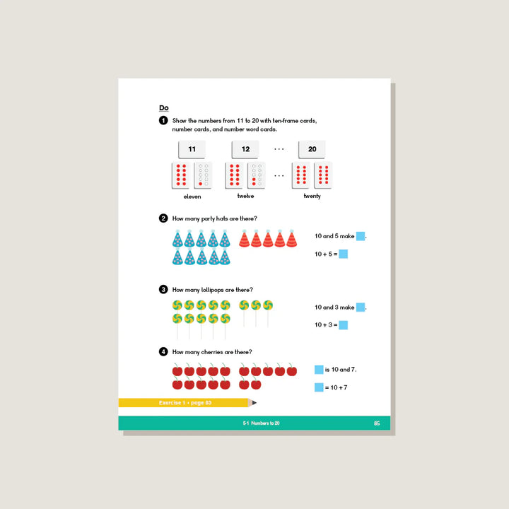 Singapore Math - Dimensions Math Textbook 1A