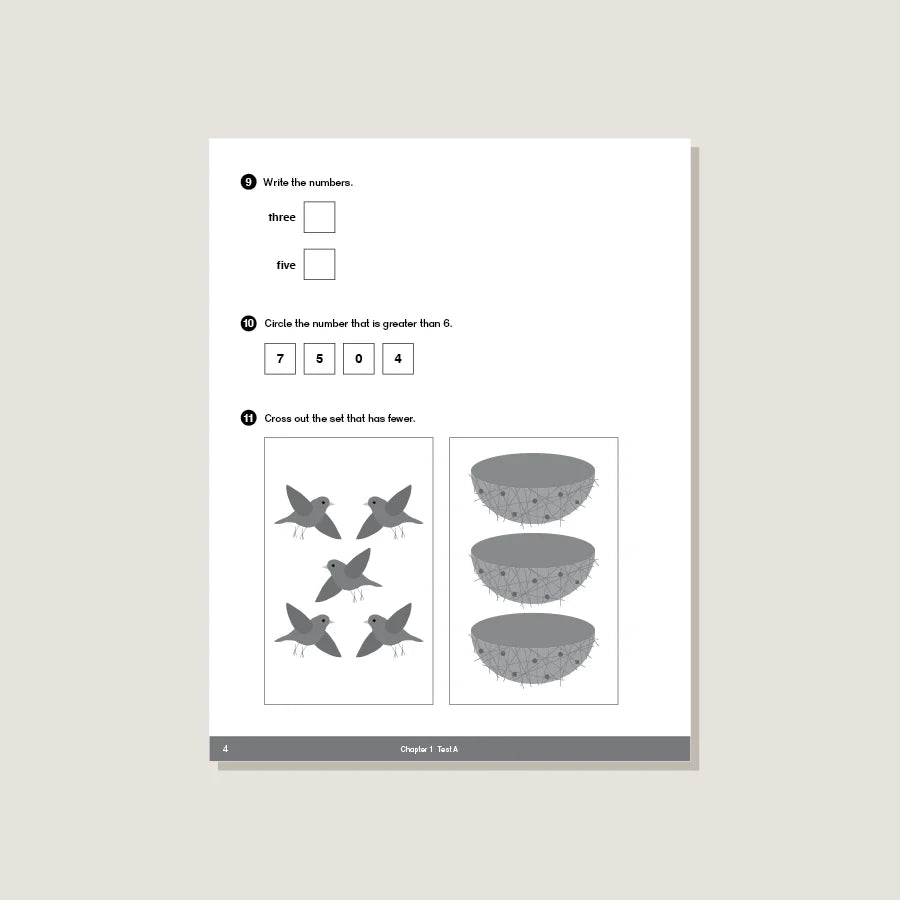 >Singapore Math - Dimensions Math Tests 1A