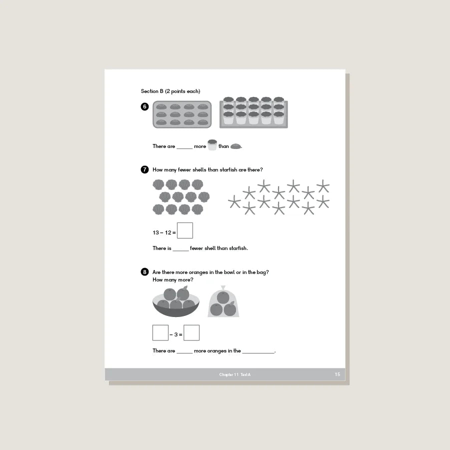 >Singapore Math - Dimensions Math Tests 1B