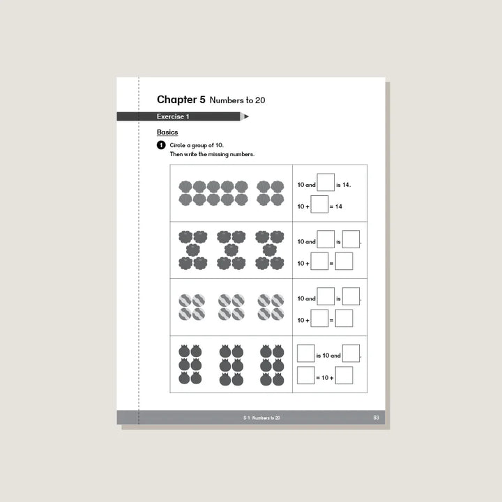 Singapore Math - Dimensions Math Workbook 1A