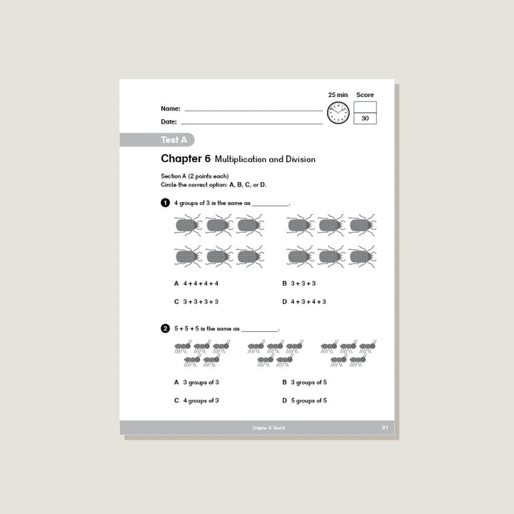 >Singapore Math - Dimensions Math Tests 2A