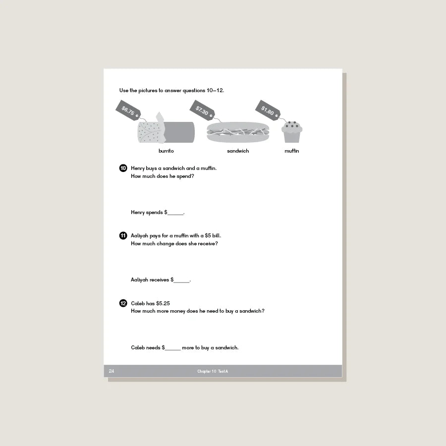 >Singapore Math - Dimensions Math Tests 2B