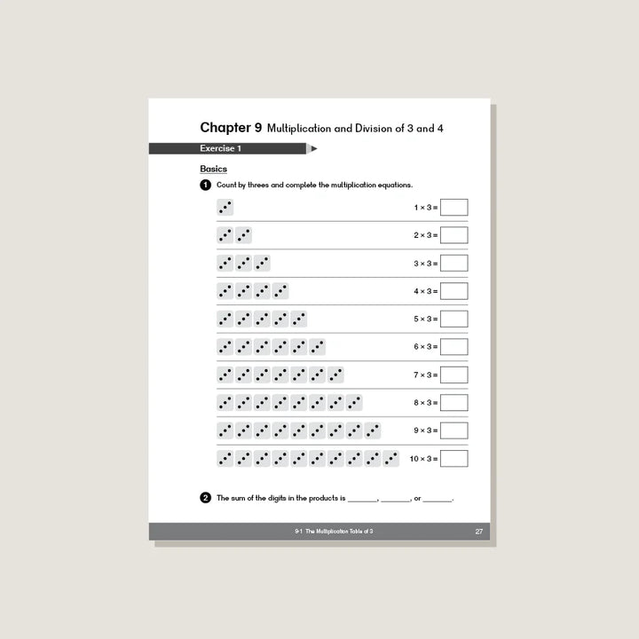 >Singapore Math - Dimensions Math Workbook 2B