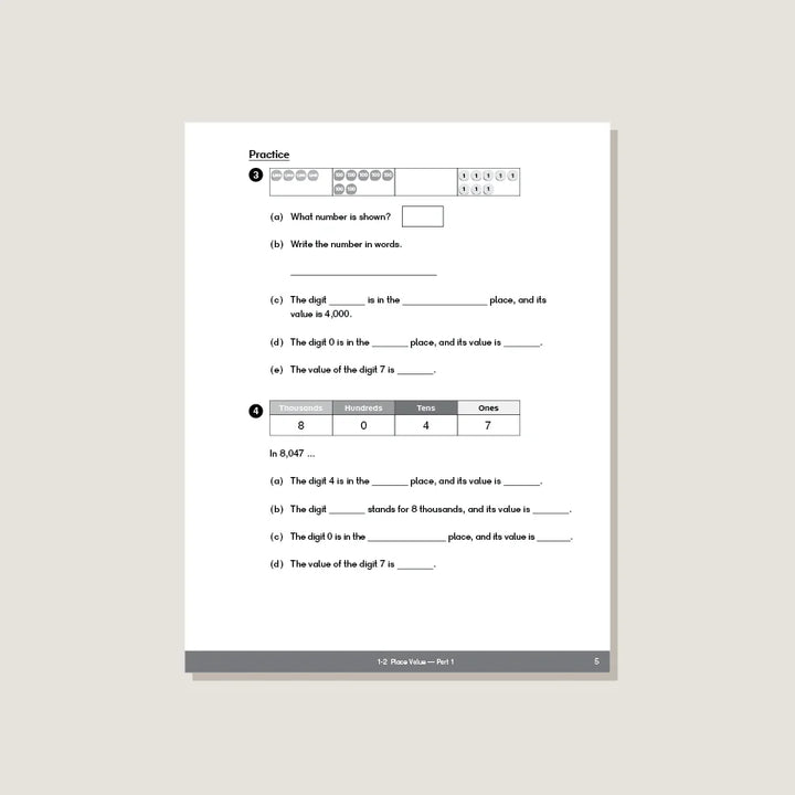 Singapore Math - Dimensions Math Workbook 3A